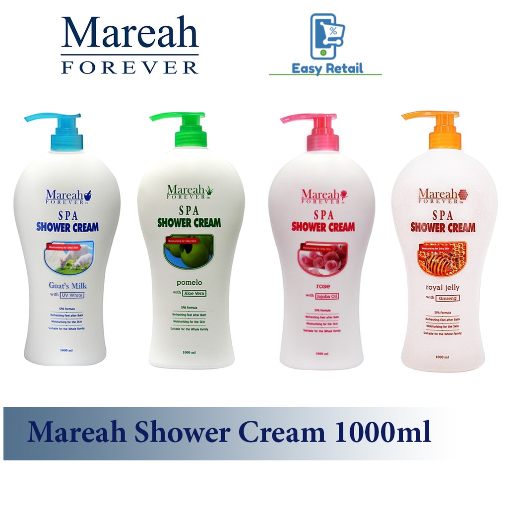 Mareah Forever Spa Shower Cream (Goat's Milk, Royal Jelly, Pomelo, Rose