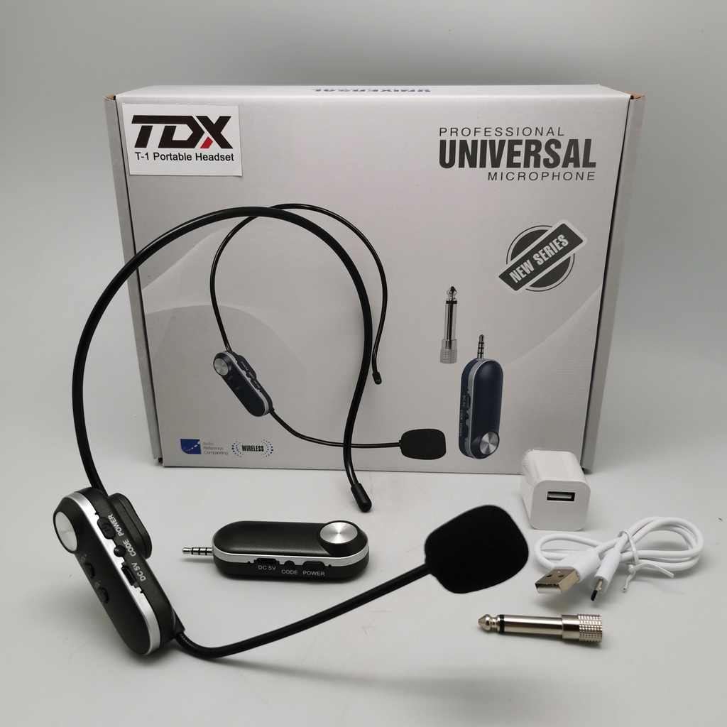 TDXT1 Rechargeable UHF Headset Wireless Microphone Shopee Malaysia