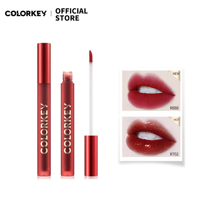 Colorkey Air Lip Glaze New Year Series Velvet Matte Liquid Lipstick Matte Lip Gloss Lip Makeup