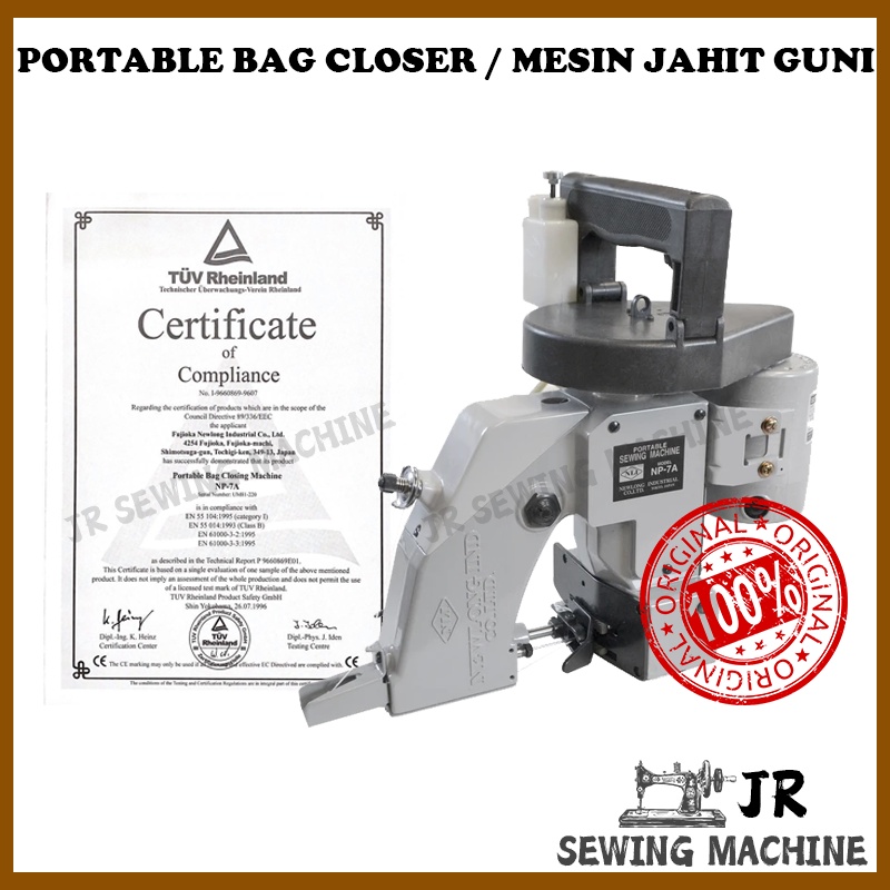 NEWLONG mesin jahit guni NP7A newlong JAPAN 100 original / YH N600A