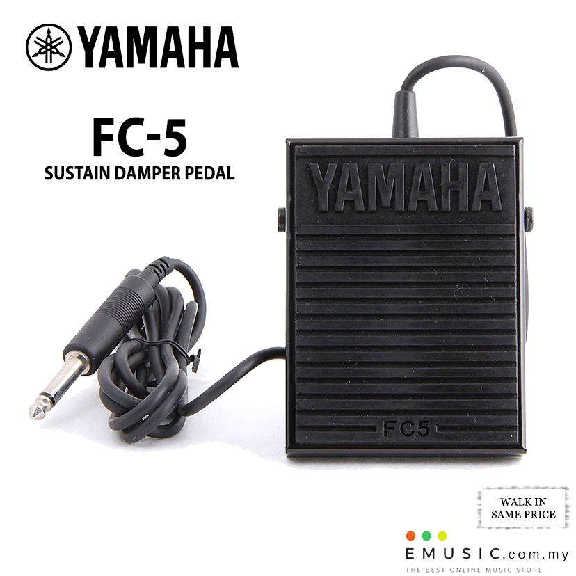 Yamaha FC5 FootSwitch Style Sustain Damper Pedal for Digital Piano