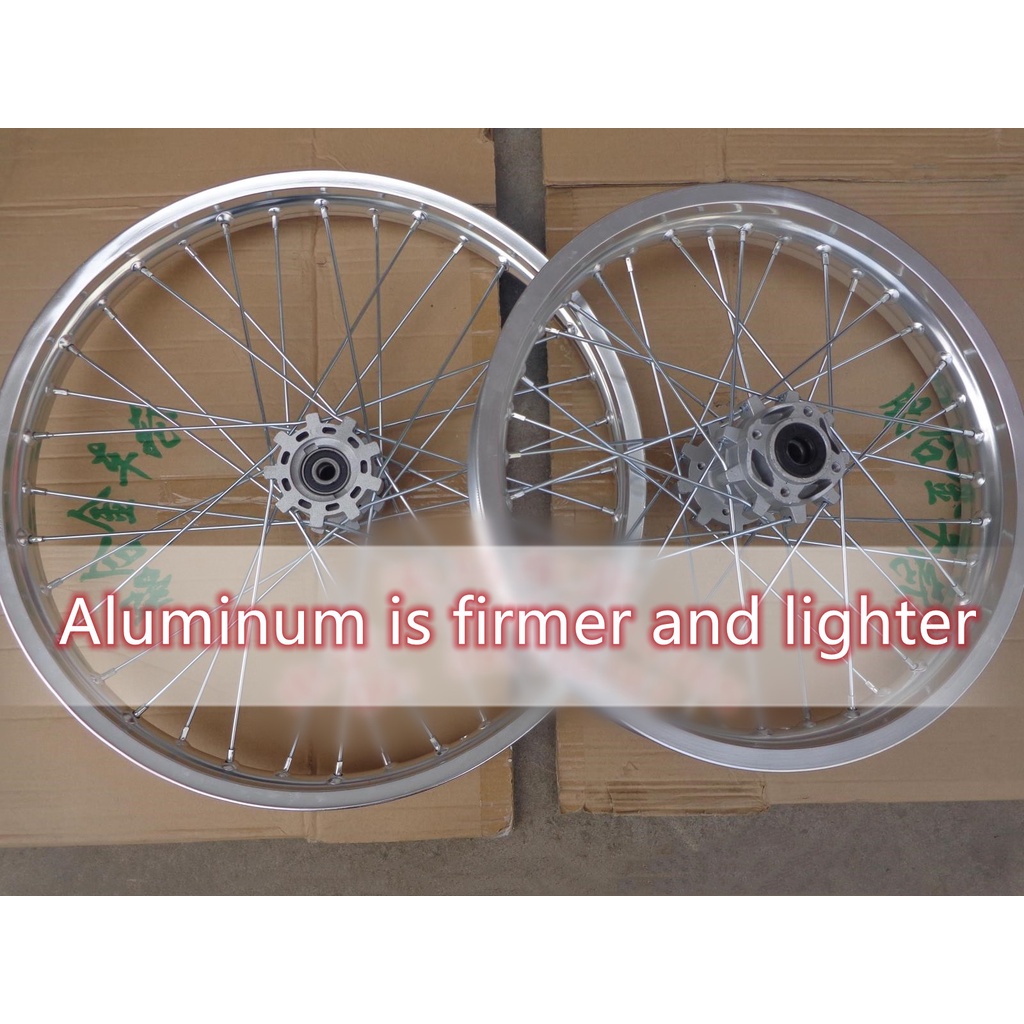 (ready stock)Off road motorcycle accessories offroad vehicle 16 18 19 21 inch front and rear