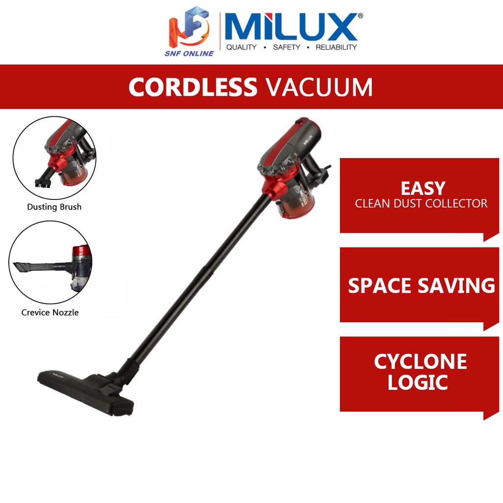 Milux Cyclonic Handheld Vacuum Cleaner MVC821 MVC821 Shopee Malaysia