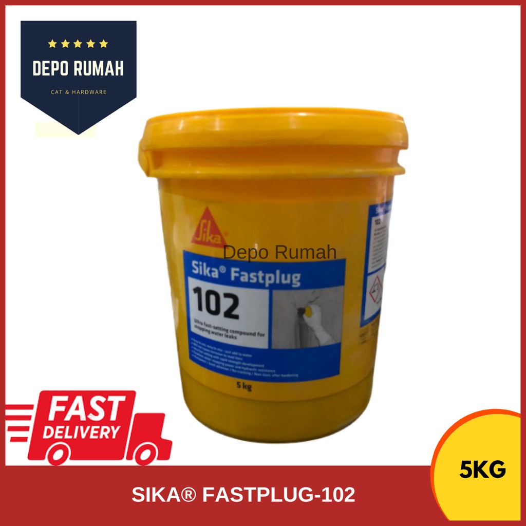 [SIKA] 5KG Sika® Fastplug102 Ultra fast setting compound for stopping