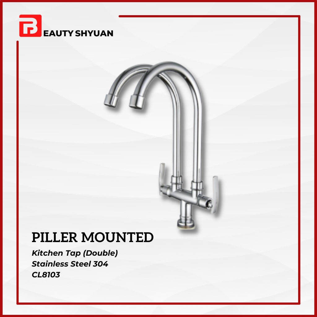 [MULTIPLE CHOICES] CABANA CL Series Pillar Mounted Kitchen Tap Basin