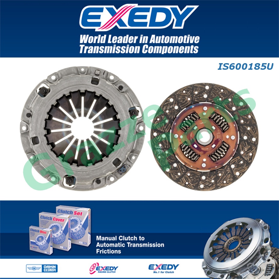 Exedy Daikin Clutch Kit Set IS600185U for Isuzu DMax 3.0 4JG2