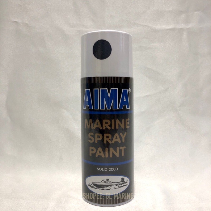400ML AIMA MARINE SPRAY PAINT METALLIC GREY (YAMAHA GREY) SOLID 2000