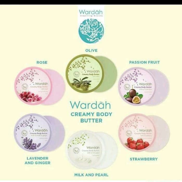 Wardah Creamy Body Butter Lotion 50ml Shopee Malaysia