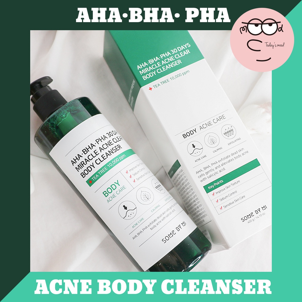 [SOME BY MI] (1+1) AHABHAPHA 30 Days Miracle Acne Body Cleanser 200ml