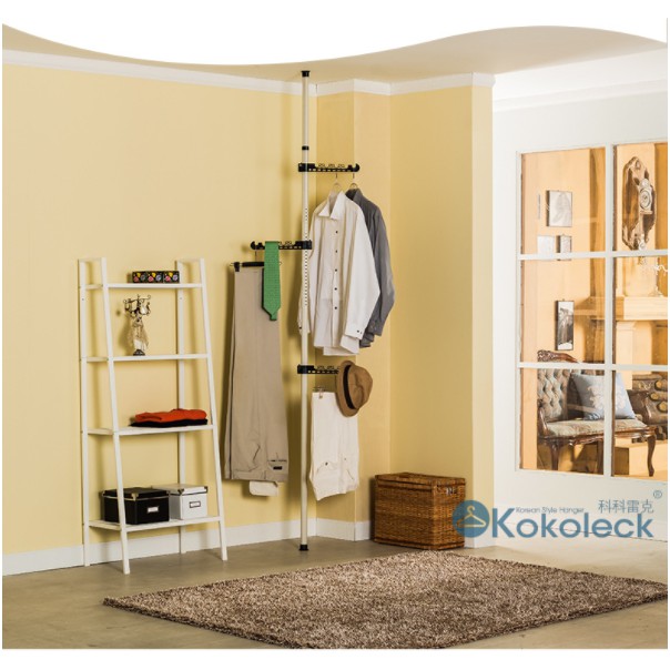 Portable Clothes Hanger & Organizer Adjustable Garment Rack (1X3