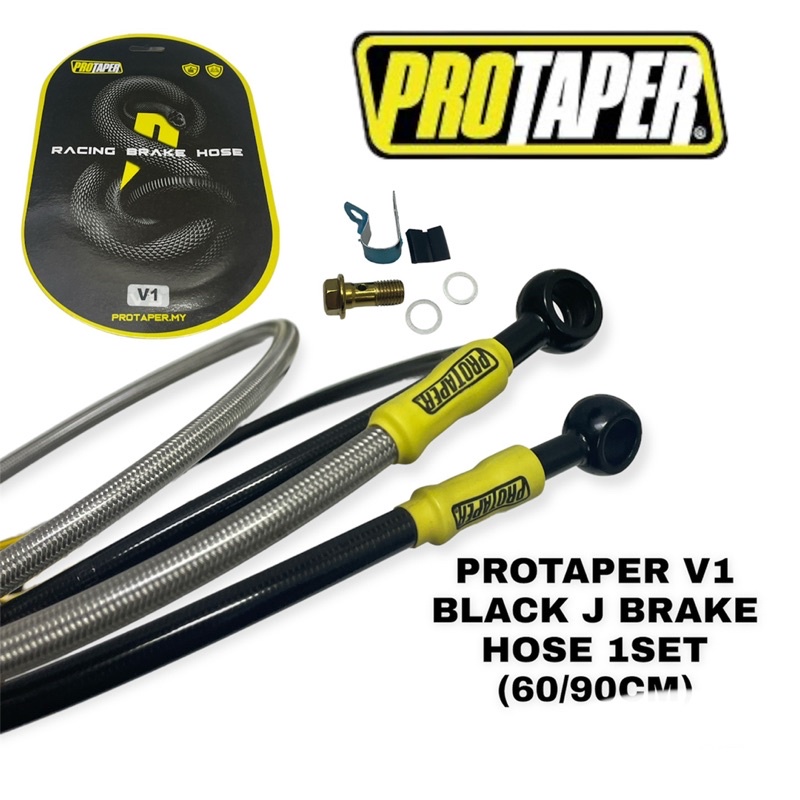 PROTAPER V1 BLACK J BRAKE HOSE SET ORIGINAL Shopee Malaysia