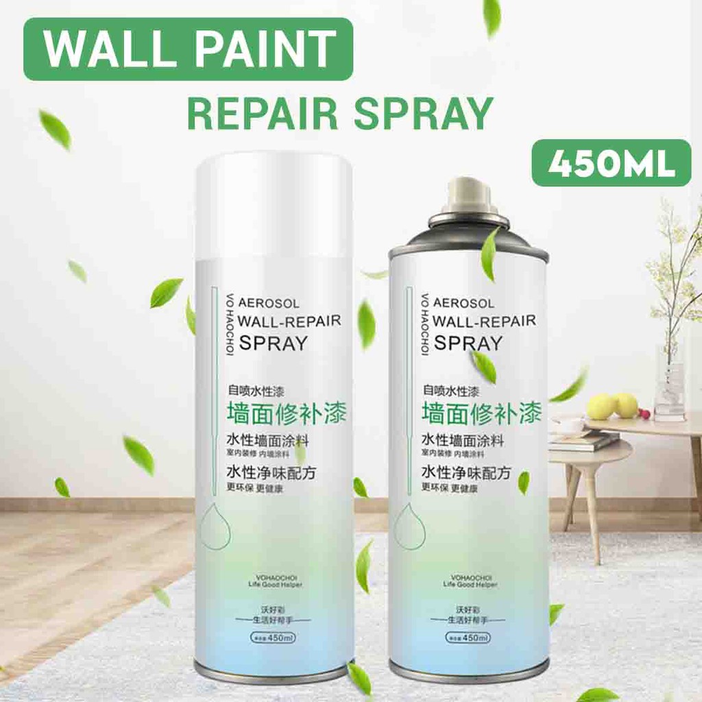 Wall Painting Repair Spray 450ML White Refurbishment Spray Wall Surface