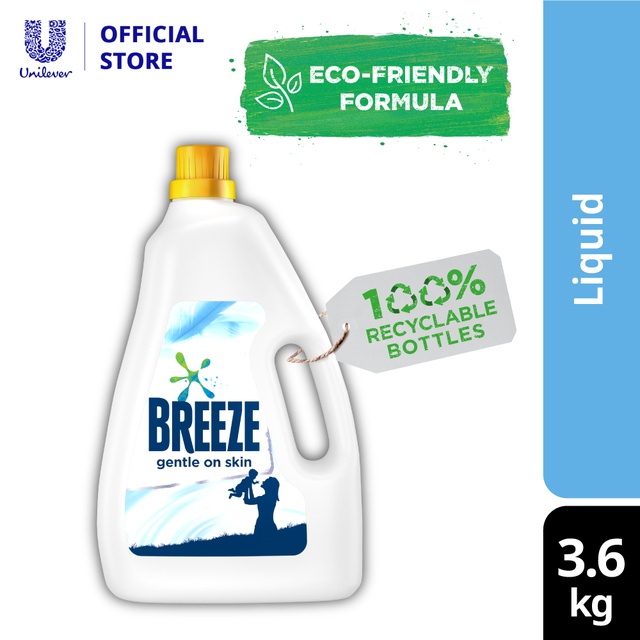 Breeze Detergent Liquid Gentle on Skin (3.6kg) Shopee Malaysia