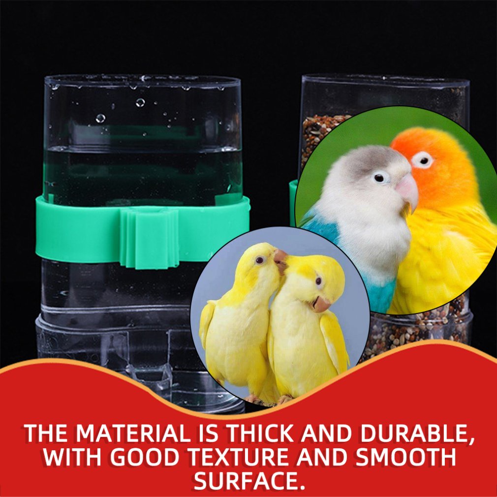 220ml Bird Water Feeder Automatic Bird Waterer Food Feeder Water