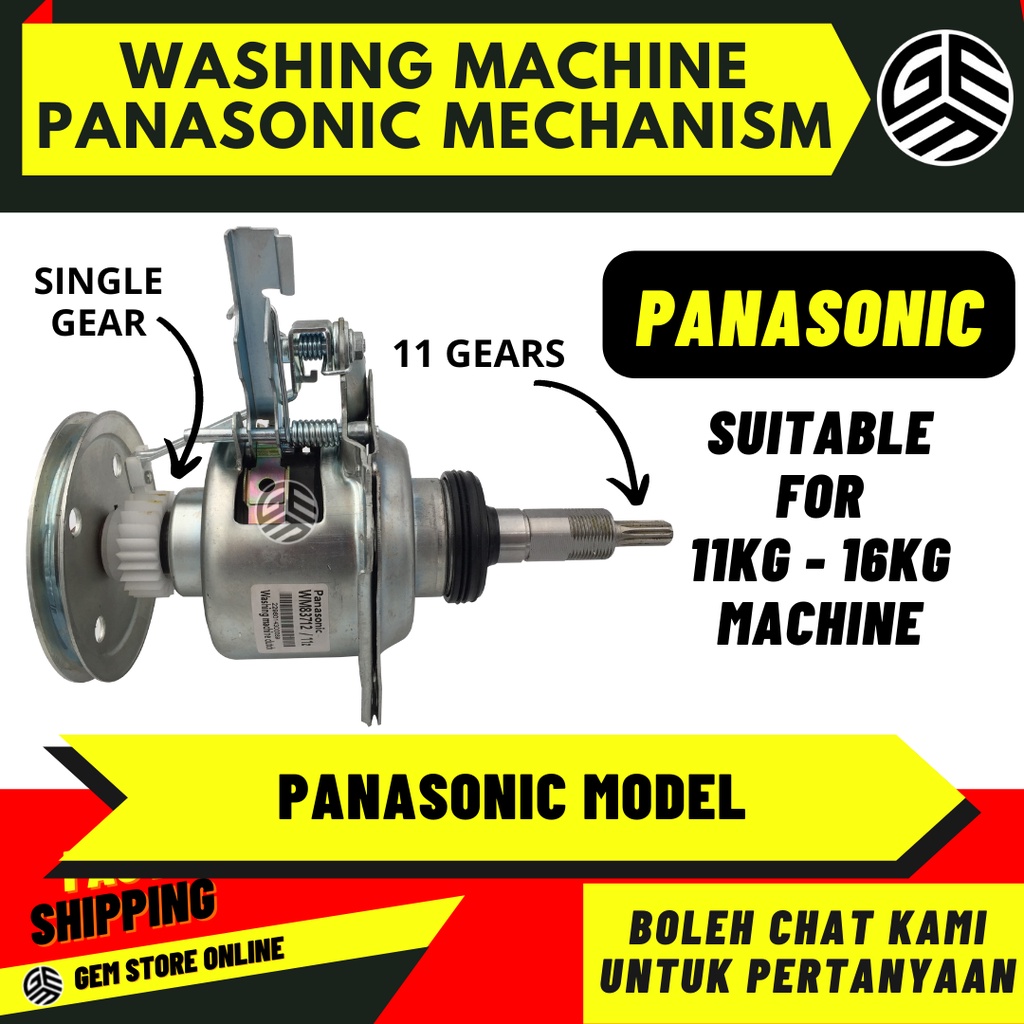 PANASONIC WASHING MACHINE MECHANISM / MECHANISM MESIN BASUH (11KG 16KG) Shopee Malaysia