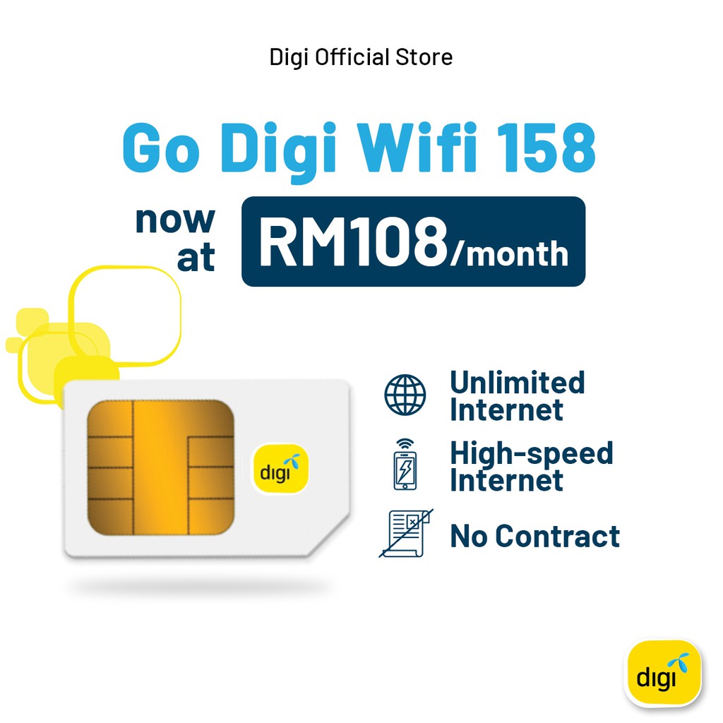 Go Digi WiFi 158 Broadband Unlimited Workdays Shopee Malaysia