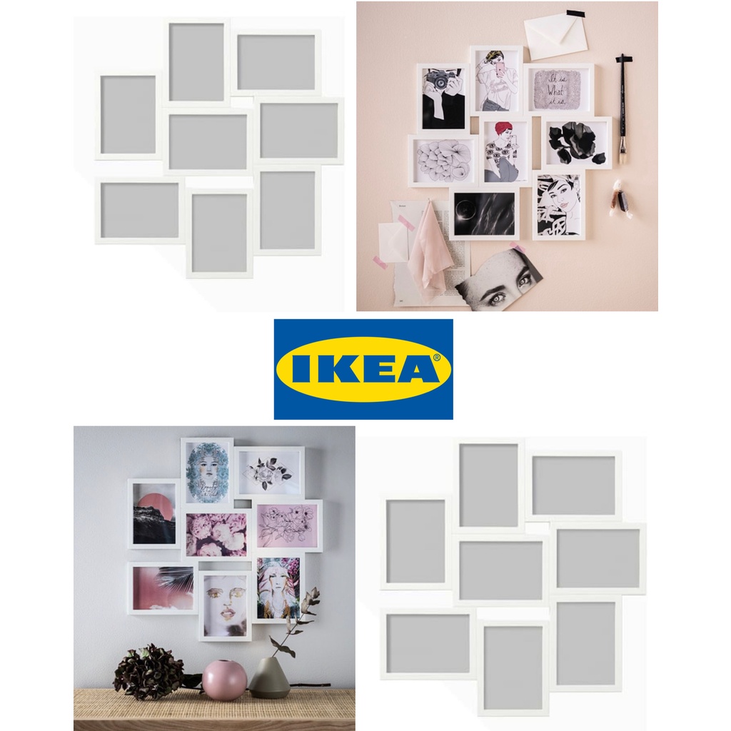 [READY STOCK] IKEA VAXBO COLLAGE FRAME FOR 8 PHOTOS WHITE 13X18CM