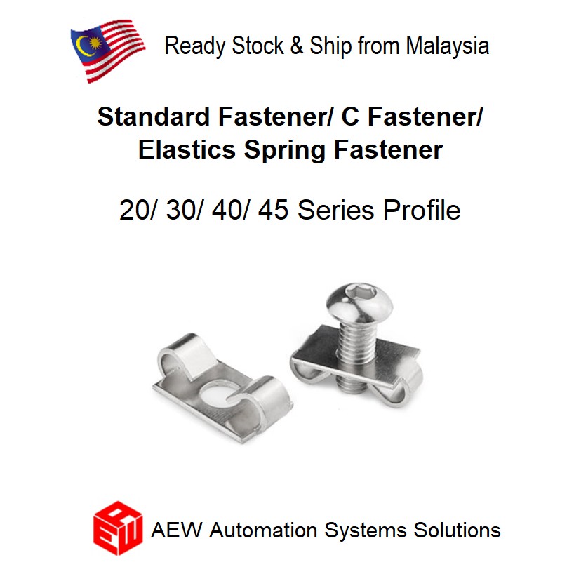 Standard Fastener/ C Fastener/ Elastics Spring Fastener for 20/30/40/45