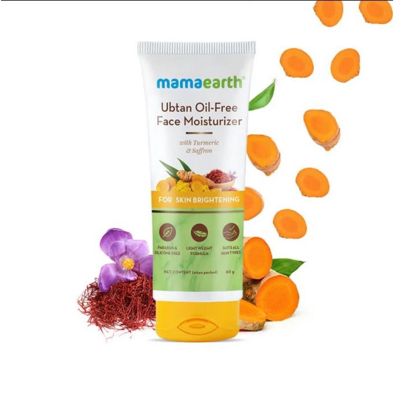 Mamaearth Ubtan OilFree Face Moisturizer For Skin Brightening 80g