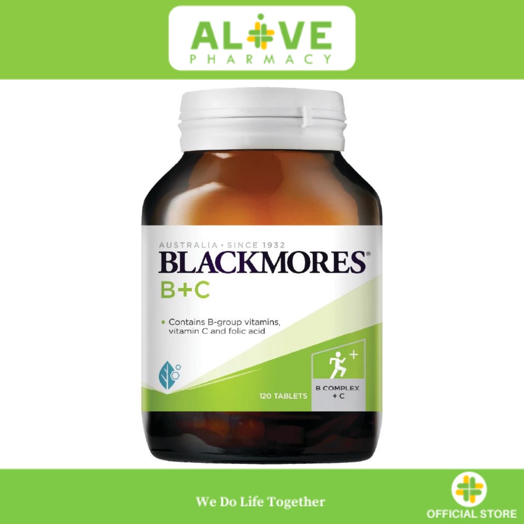 BLACKMORES VITAMIN B + C 120'S Shopee Malaysia