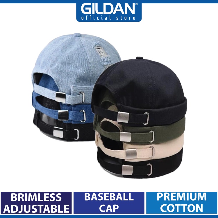 Gildan Plain Solid Brimless Cap Adjustable Skull Baseball Cap Viral