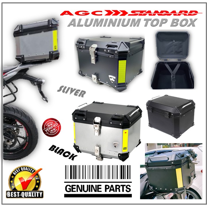 PREMIUM ALUMINIUM TOP BOX MOTORCYCLE HIGH QUALITY Shopee Malaysia