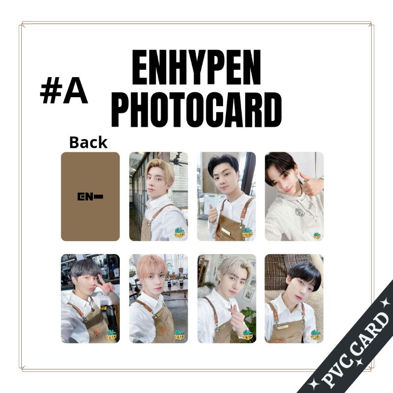 [READYSTOCK] Kpop ENHYPEN Hd Photocard (PVC CARD) photo card album
