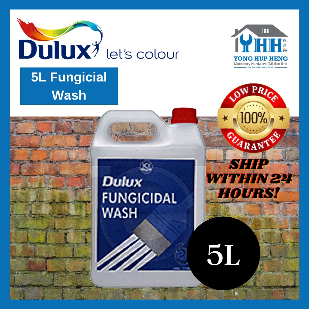 5LT Dulux Fungicidal Wash / anti fungus wash Preparation for Interior