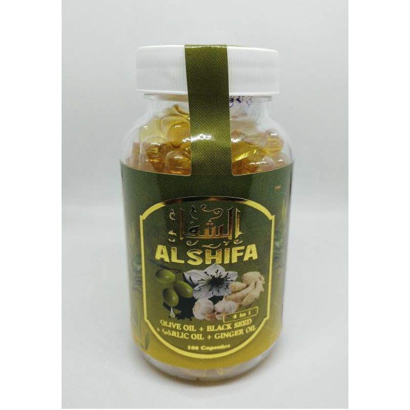 Original Black Seed, Olive Oil, Garlic, Ginger Capsules 4in1 Shopee