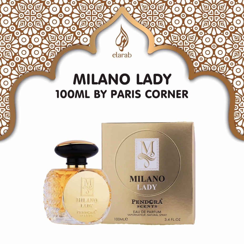 PERFUME MILANO LADY (100ML) Shopee Malaysia
