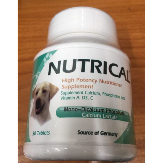Nutrical Dog Calcium Supplement 30 Tablets Shopee Malaysia