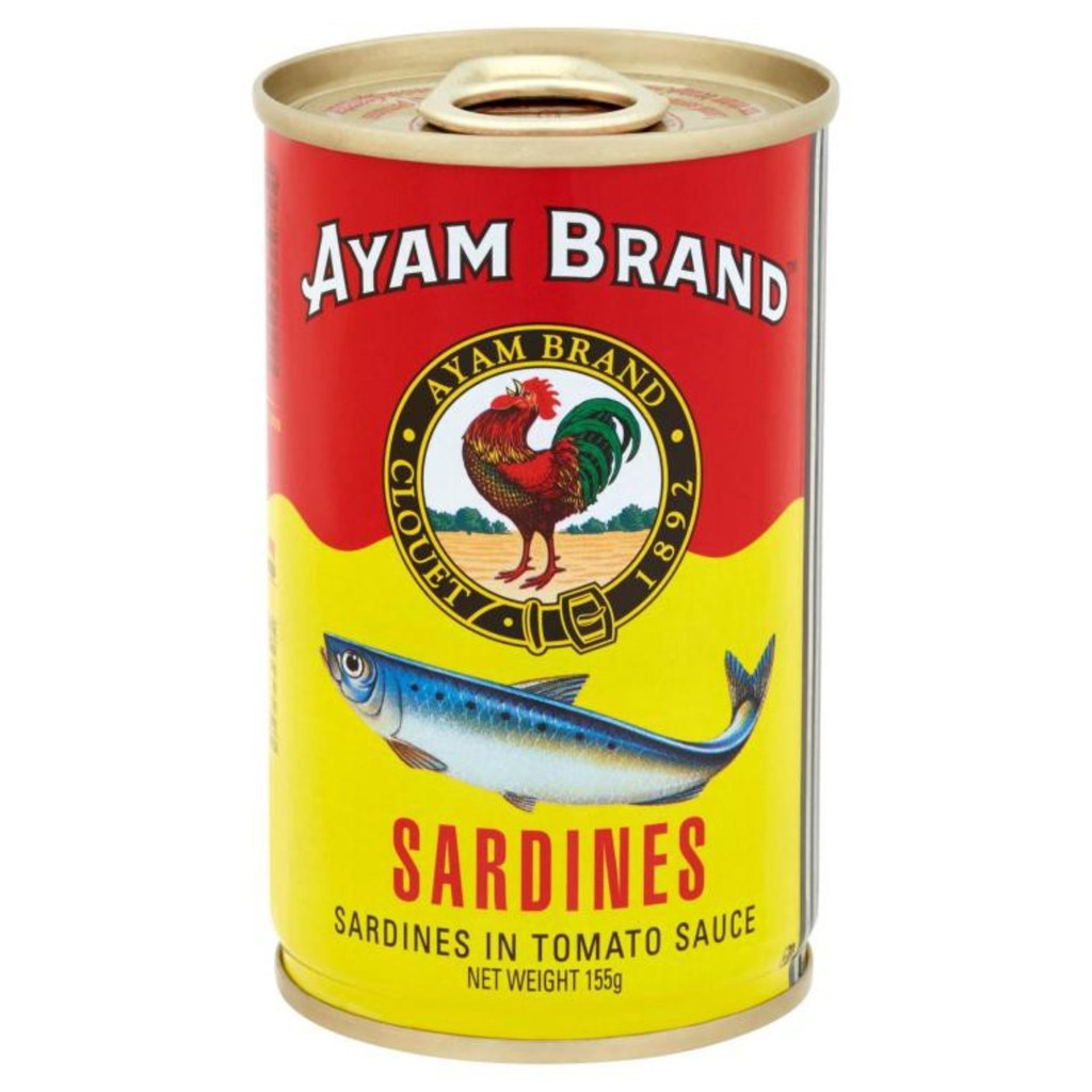 AYAM BRAND Sardines in Tomato Sauce (155g) Ikan Sardin Dalam Sos Tomato