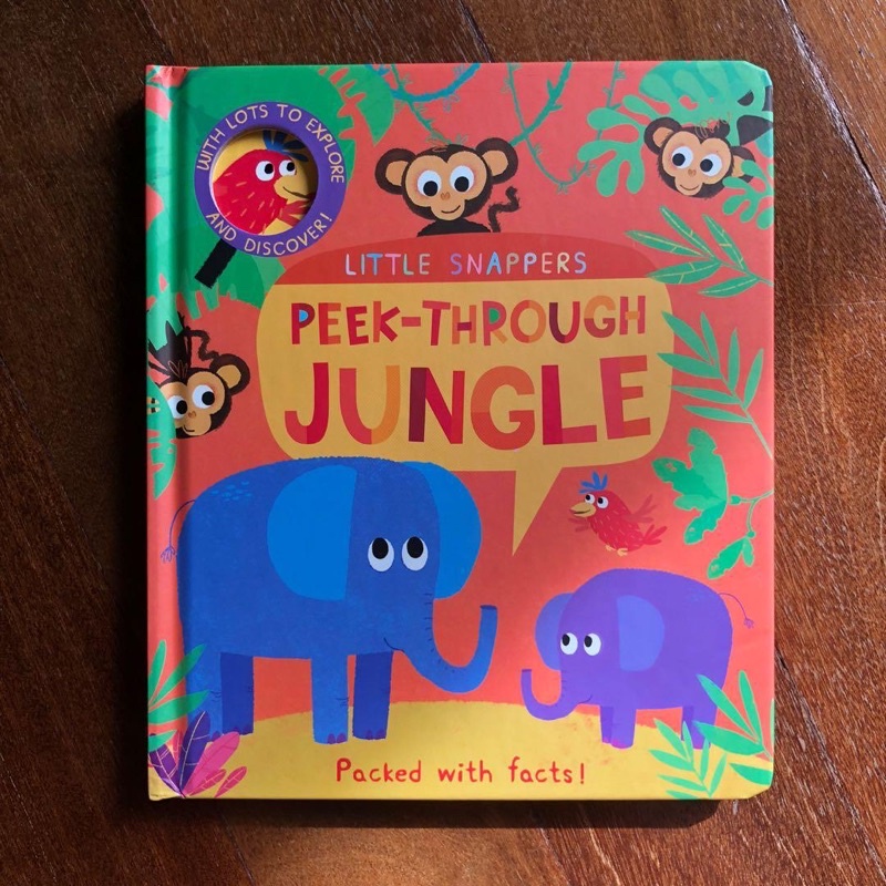 Caterpillar Books Little Snappers Peek Through Jungle with lots to