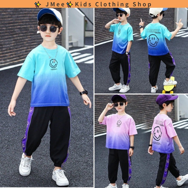 [Ready Stock] 314 Years Old Boys 'Boys' Sports clothes Sports, thin
