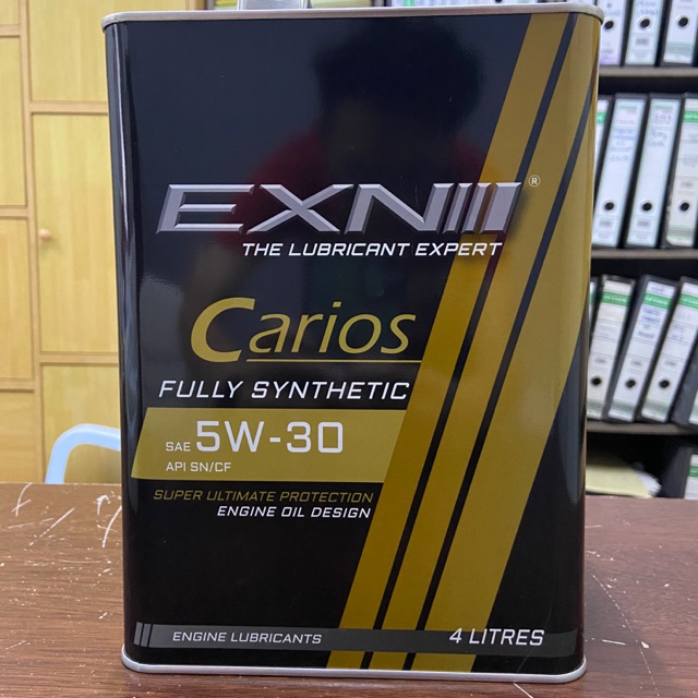EXN SAE 5W30 CARIOS FULLY SYNTHETIC ENGINE OIL ( 4 LITRE ) Shopee Malaysia