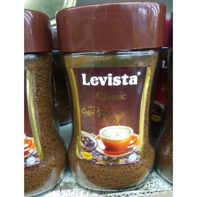 Levista Classic Instant Coffee 100g The Coffee For Lovers 100 Pure