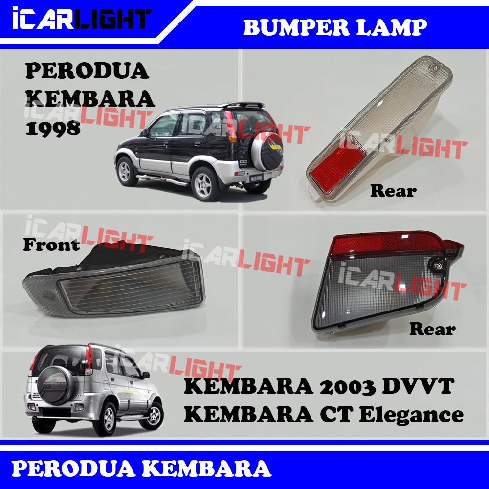 Perodua Kembara 1998 Rear Bumper Lamp Kembara 2003 Front Rear Bumper
