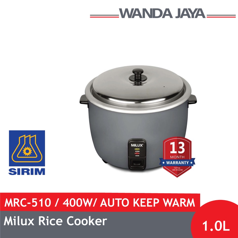 Milux 1.0L Rice Cooker (MRC510 ) Shopee Malaysia