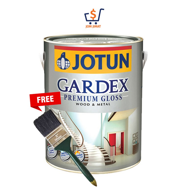 Jotun Gardex Premium Gloss Wood & Metal 5L Gloss FREE 2 Inches