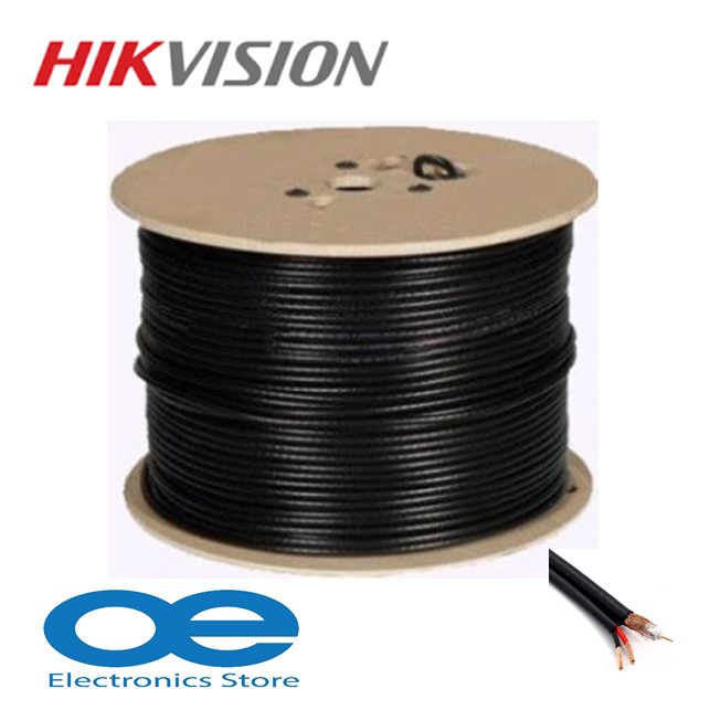HIKVISION DS1LC1SCA2C200B CCTV RG59 Coaxial Cable With 2 Core Power