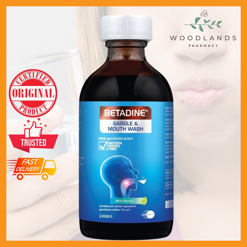 BETADINE GARGLE & MOUTH WASH 240ML Shopee Malaysia