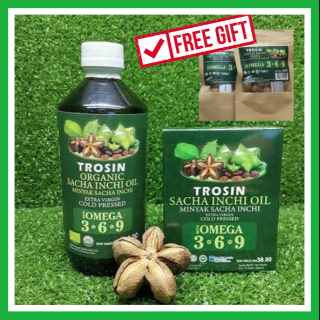 TROSIN ORGANIC SACHA INCHI OIL ORIGINAL HQ minyak sacha