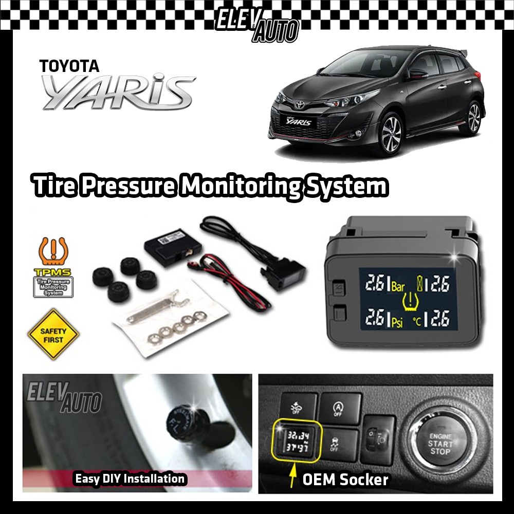 Toyota Yaris Tire Pressure Monitoring System TPMS (SIRIM Certified
