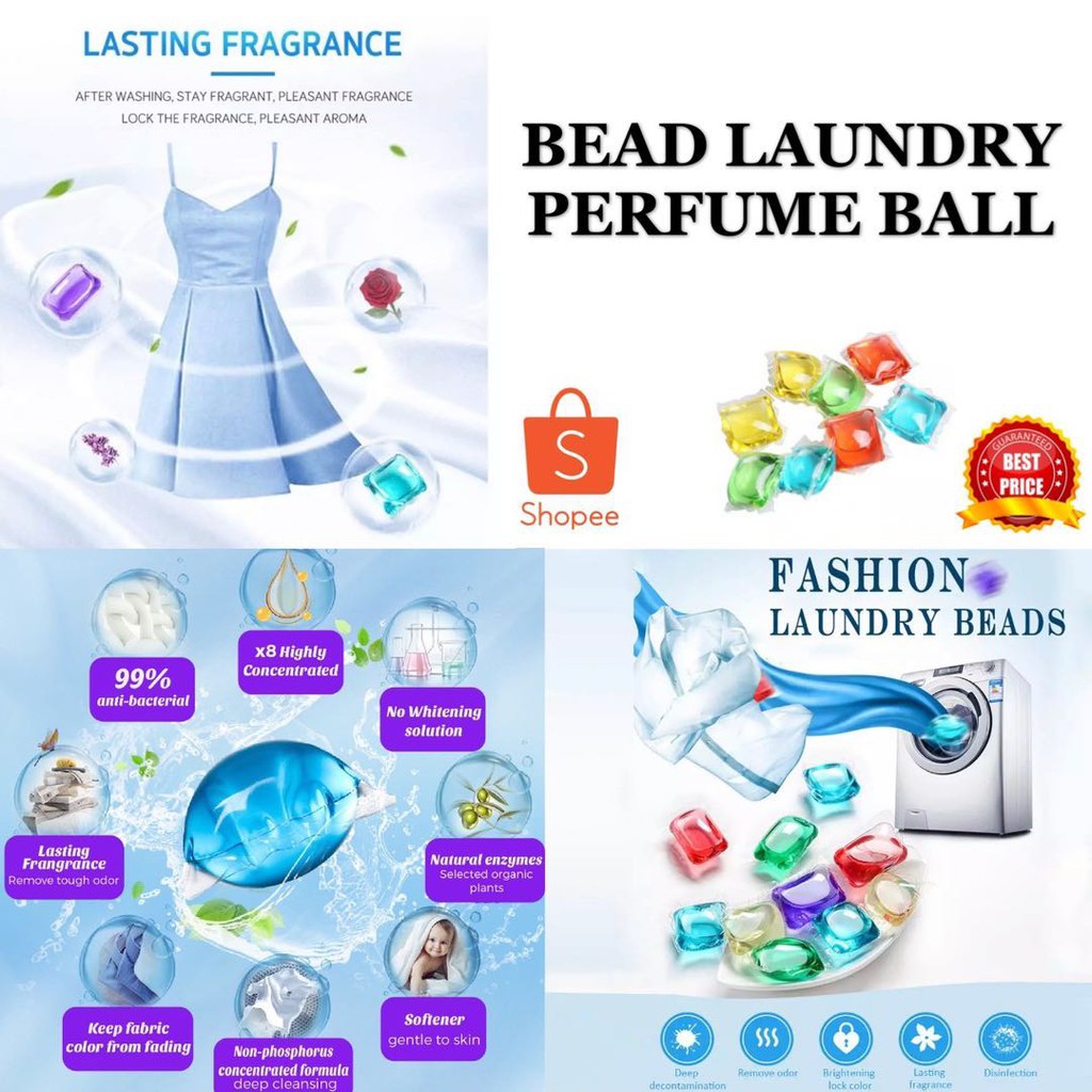 Washing Laundry Machine ball condensate bead lasting fragrance Mix