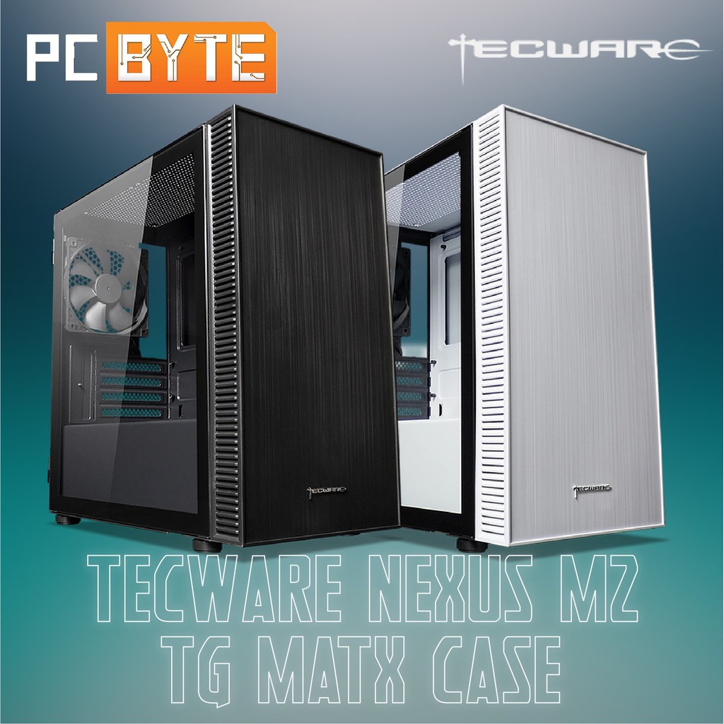 Tecware Nexus M2 TG MATX Gaming Case Black/White Shopee Malaysia