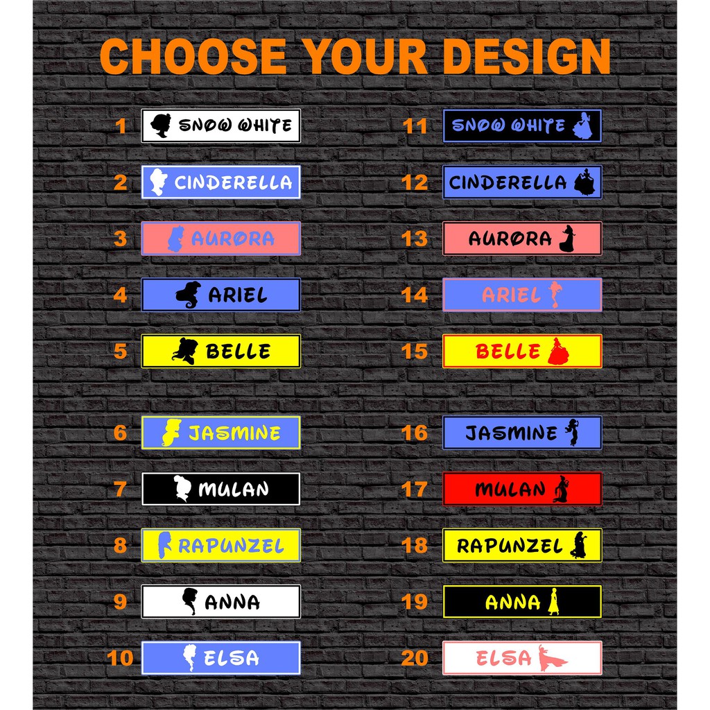 CUSTOM WORDING PLATE FOAM BOARD / NAME PLATE / HASHTAG PLATE / INS PLATE Shopee Malaysia