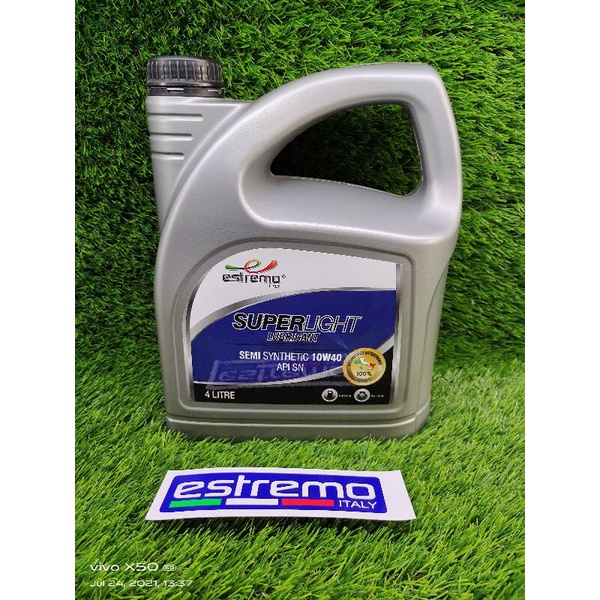 Estremo Superlight Lubricant 10w40 Semi Synthetic Engine Oil (4L