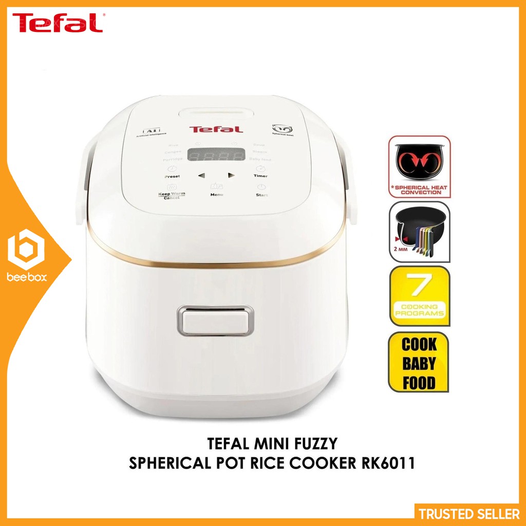 Tefal Mini Fuzzy Spherical Pot Rice Cooker Baby Food (0.7L) RK6011