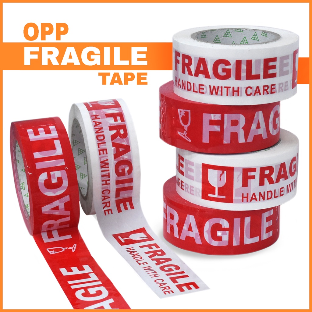 OPP Fragile Tape l 5mm x 100M 100Meter Packing Tape Salotape