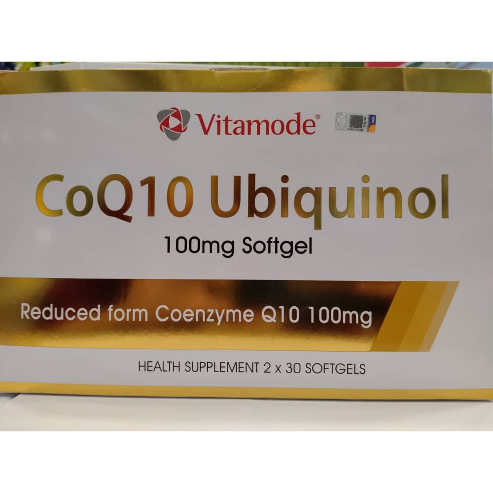VITAMODE CoQ10 Ubiquinol 100mg 2x30's softgel Shopee Malaysia